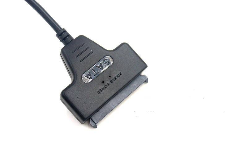 Online 100 Stücke USB2.0 USB 2.0 Zu SATA Serial ATA 15 + 7 22 P 22Pin Stecker Adapter Kabel Für 2,5