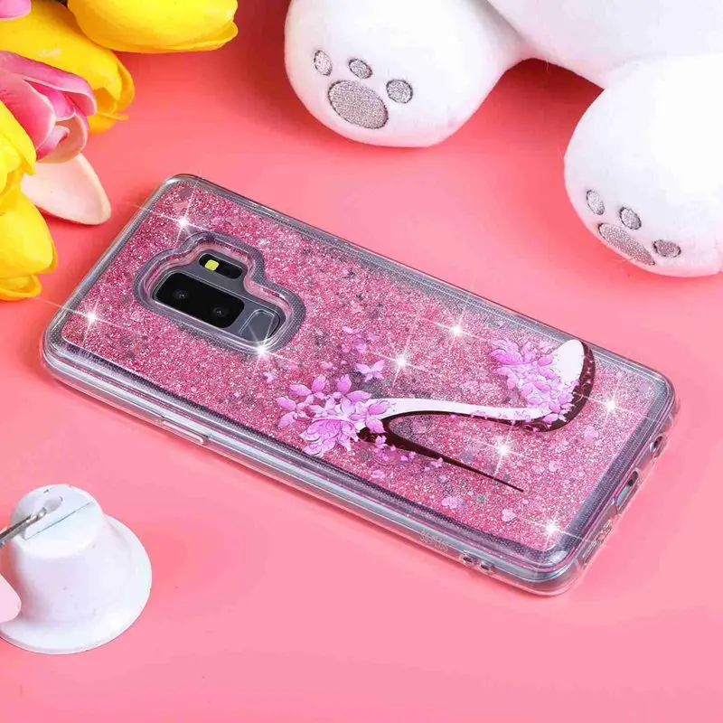 Чехол для телефона Samsung Galaxy S6 S7 край S8 S9 плюс S10e S10 защитной оболочки Блестящий