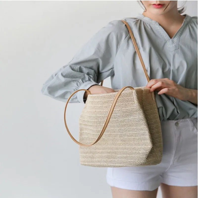 Bolso Kiple2018 новая Соломенная Сумка В южнокорейском стиле Повседневная сумка летняя