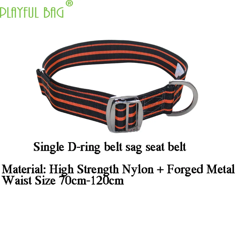 

Rock Climbing Fast Down Seatbelt High Altitude Operation Safety Belt Fire Rescue Outdoor Escape Belt Double D ring ZL15