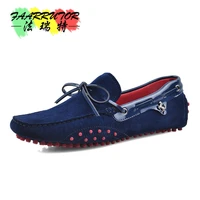 brand new us 6 11 big size 45 cow suede leather mens lace up loafers casual moccasin boat shoes