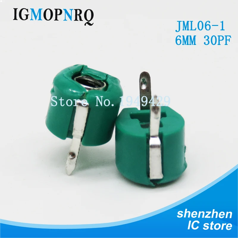 20 штук JML06-1 6 мм 5P 10P 20P 30P 40P 50P 60P 70P 120 триммер Регулируемый конденсатор с
