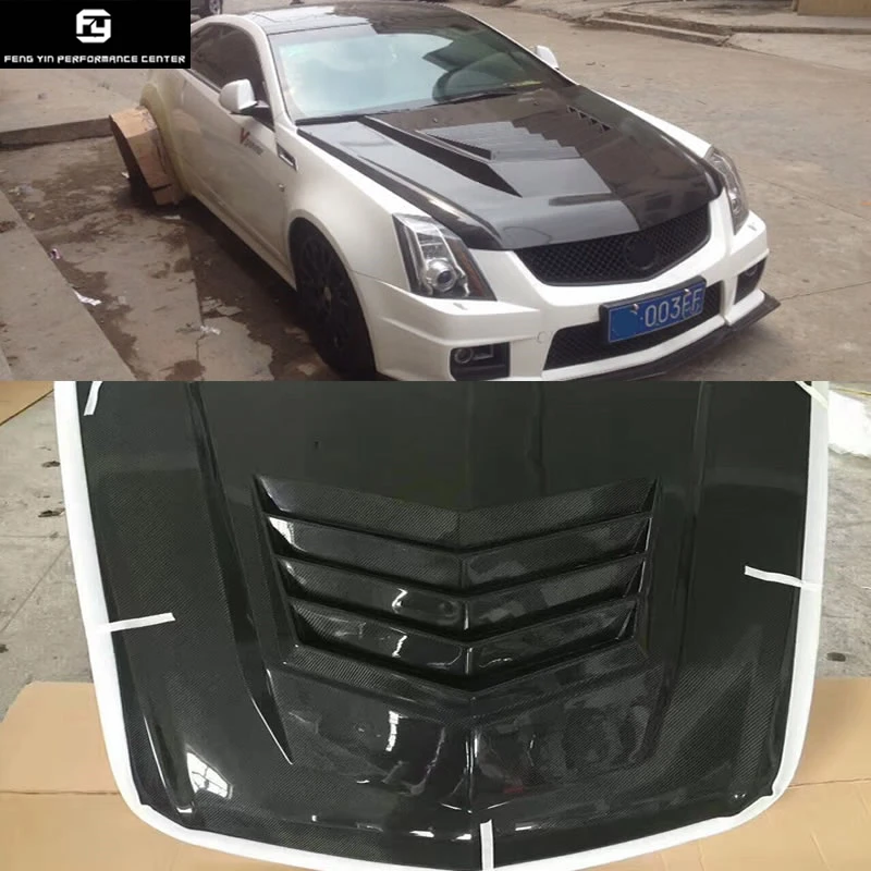 CTS крышка капота двигателя из углеродного волокна для Cadillac CTS комплект кузова автомобиля 04-15