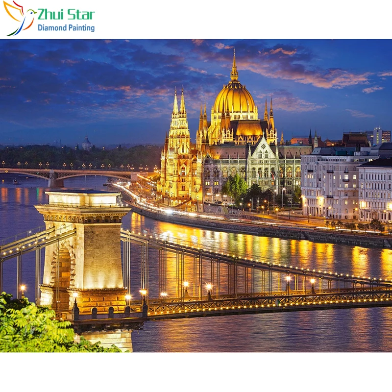 Чжуй звезда 5D DIY Полная квадратная дрель Алмазный рисунок вышивки крестом с