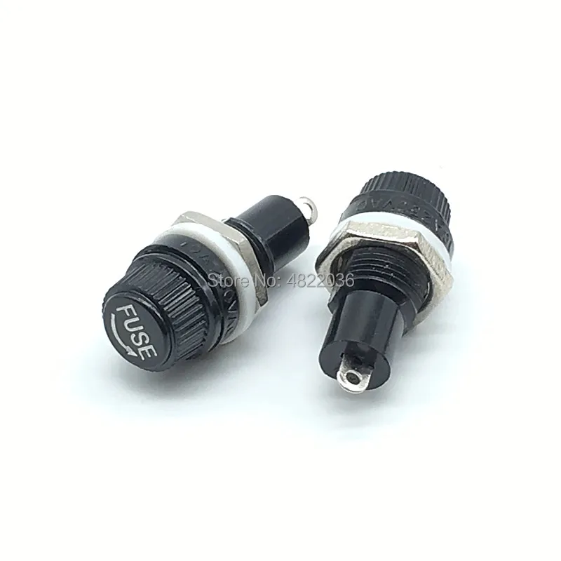 5 шт. 5*20 мм стеклянные держатели предохранителей 5x20 страховая трубка держатель