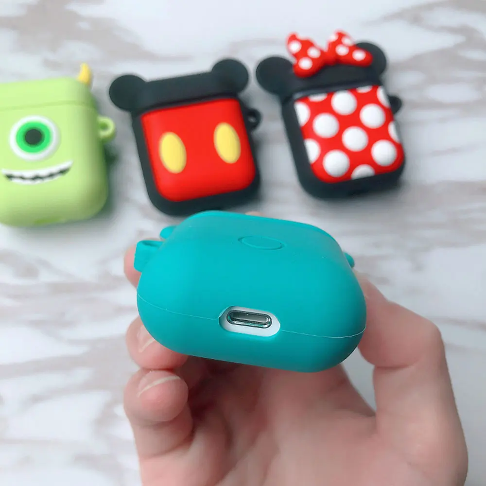 KISSCASE мягкий мультяшный защитный чехол для Airpods мини восхитительный наушников