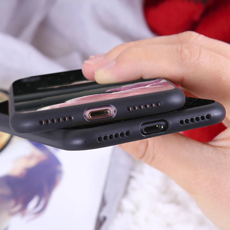 Чехол для телефона Sky Space Planet iphone7 8 Plus роскошный мягкий силиконовый чехол iPhone8 6 6s X