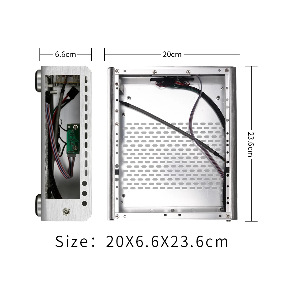 Новое поступление itx HTPC корпус компьютера для персонального рабочего DIY|itx htpc|aluminum