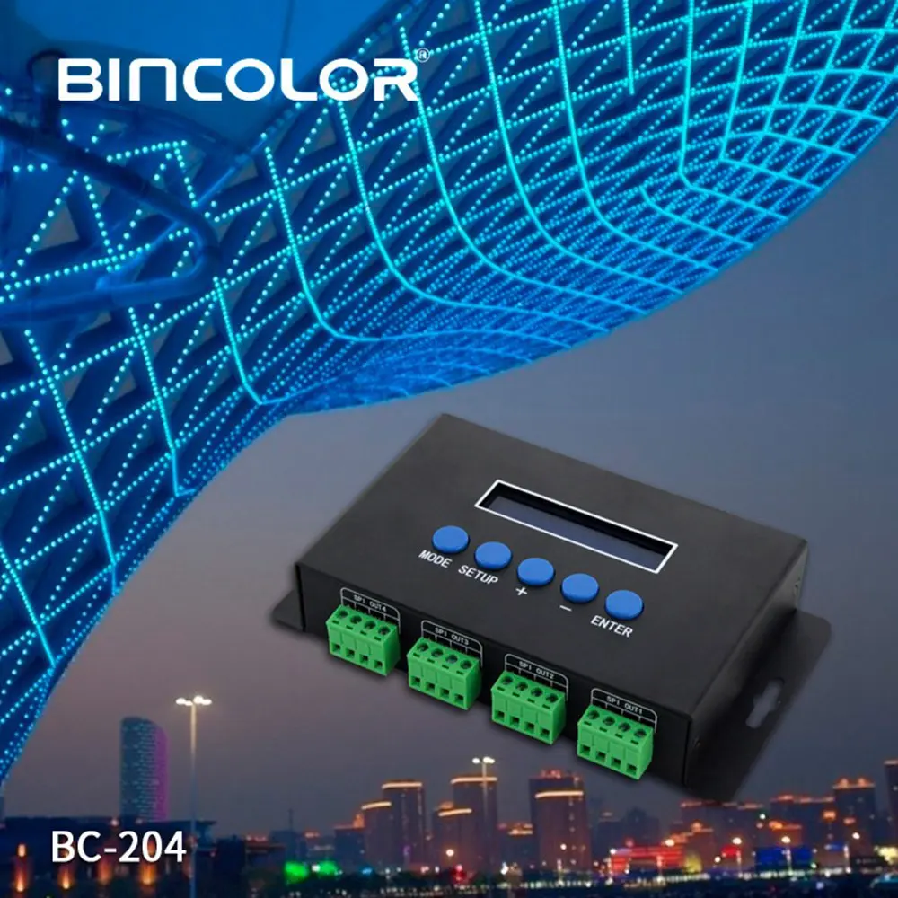 BC-204Artnet для контроллера освесветильник пикселей SPI/DMX Вход протокола Eternet Выход 680 *