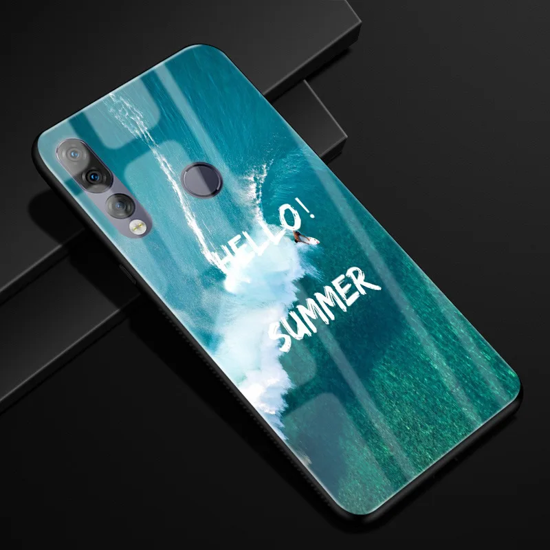 9 Для lenovo Z5S чехол 6,3 ''стекло Жесткий PC задняя крышка для lenovo Z5S чехлы для телефонов силикон бампер Coque для lenovo Z5s Z5 S Z 5S Capa - Цвет: 9