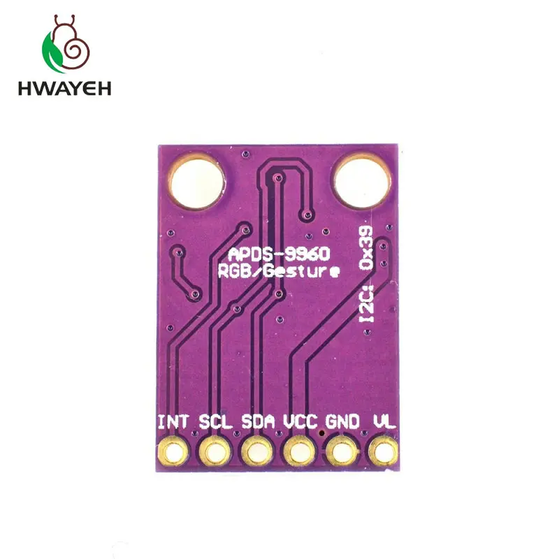 HWAYEH APDS-9960 Бесконтактное Обнаружение жеста идентификация RGB APDS9960 GY-9960