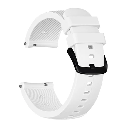 White Силиконовый ремешок для часов для Garmin Vivoactive3 3 Band Vivomove HR смарт-браслет для Forerunner 645 Сменные ремни - Цвет: White