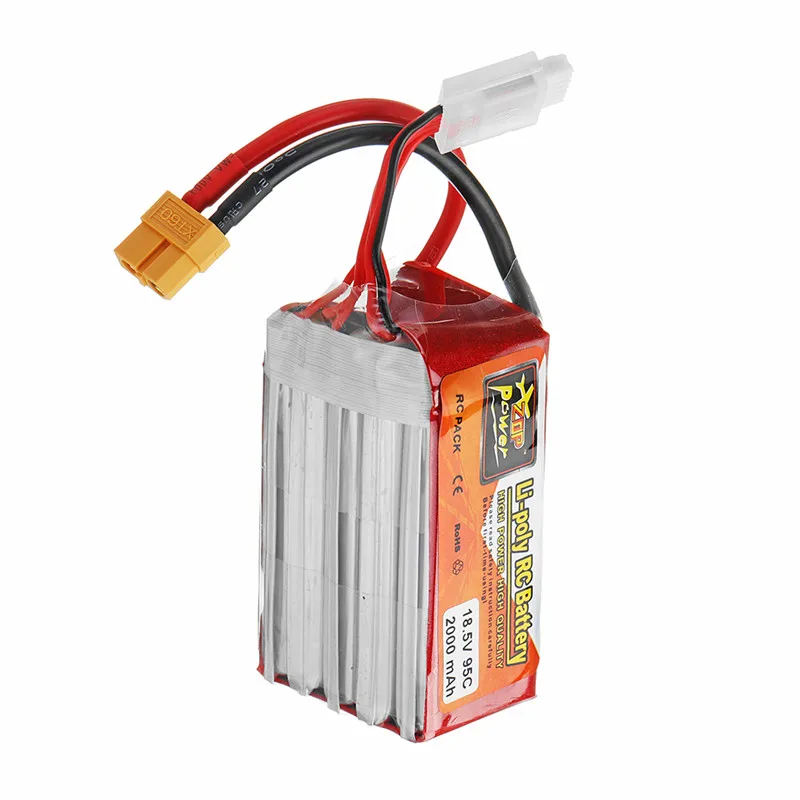ZOP POWER 18 5 V 2000mAh 95C 5S аккумуляторная батарея Lipo с разъемом XT60 для FPV Racing Drone|Детали и