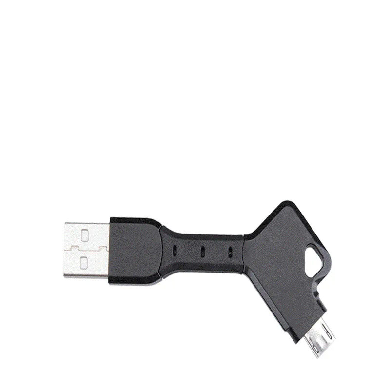 MYCKET Портативный Micro USB кабель для Samsung Xiaomi Huawei Android Mini брелок Синхронизация данных