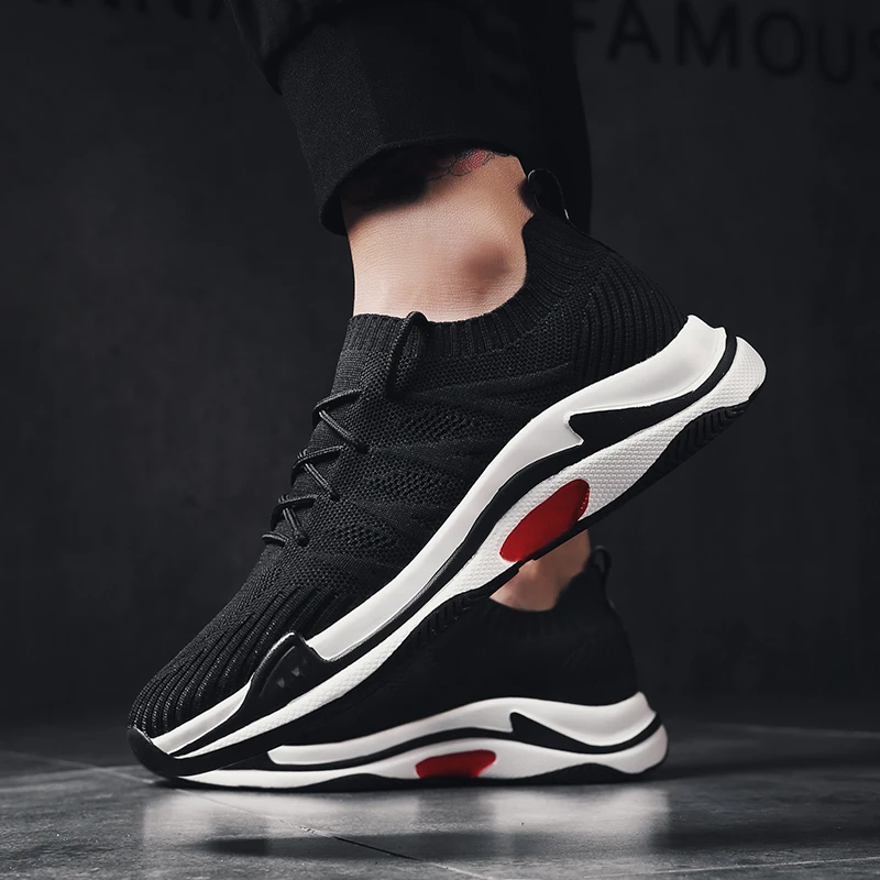 2018 New Men Mesh Shoes Loafers lace-up Walking Lightweight Comfortable Breathable Casual 5 | Обувь
