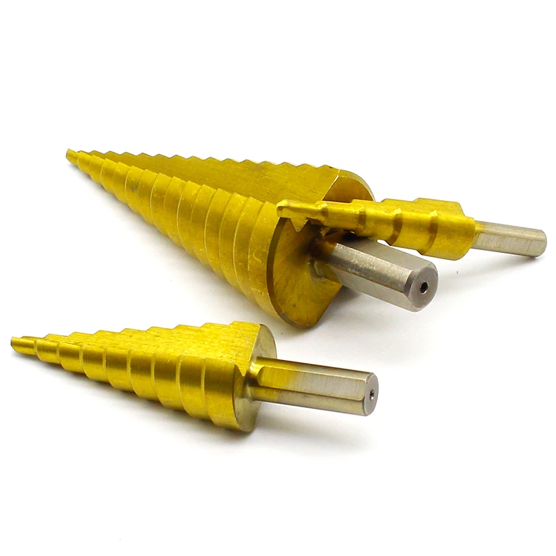 Профессиональные ступенчатые конические сверла 3 шт./лот из быстрорежущей стали