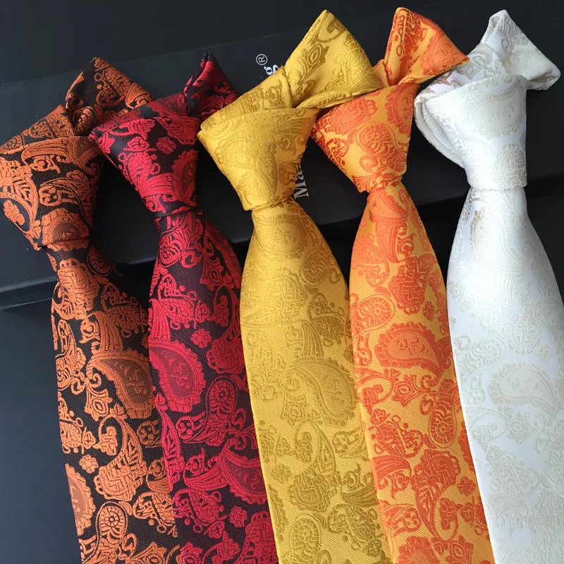 

gravata 8cm slim jacquard de seda paisley 100% silk tie woven necktie purple corbata hombre stropdas heren zijde wit geweven das