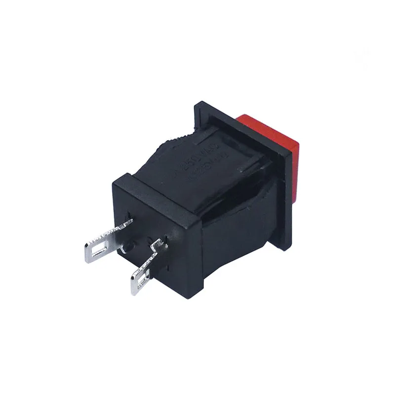 10 шт./лот DS-431 2 Pin Red 250V 2A переключатель лодки Reset Snap-in SPST ON OFF Rocker | Обустройство дома