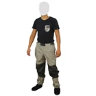 Уличные водонепроницаемые противоизносные штаны с эластичной талией, дышащие тканевые мужские и женские, для рыбалки, комбинезон с носками, брюки