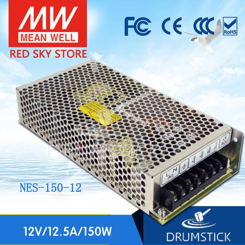 Meanwell NES-150-12 12 В 12.5A meanwell NES-150 150 Вт Один выход импульсный источник питания |