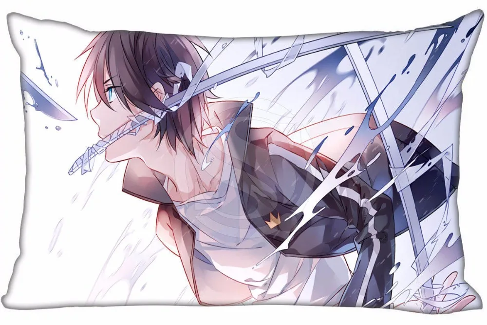 Горячая Распродажа наволочка Noragami на заказ прямоугольная Подушка молнии чехлы