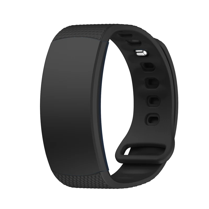 Black Браслет YUEDAER для samsung gear Fit 2 Fit2 Pro, силиконовый для спортивных часов, ремешок для samsung Galaxy Fit2 SM-R360, умный ремешок для часов - Цвет: Black