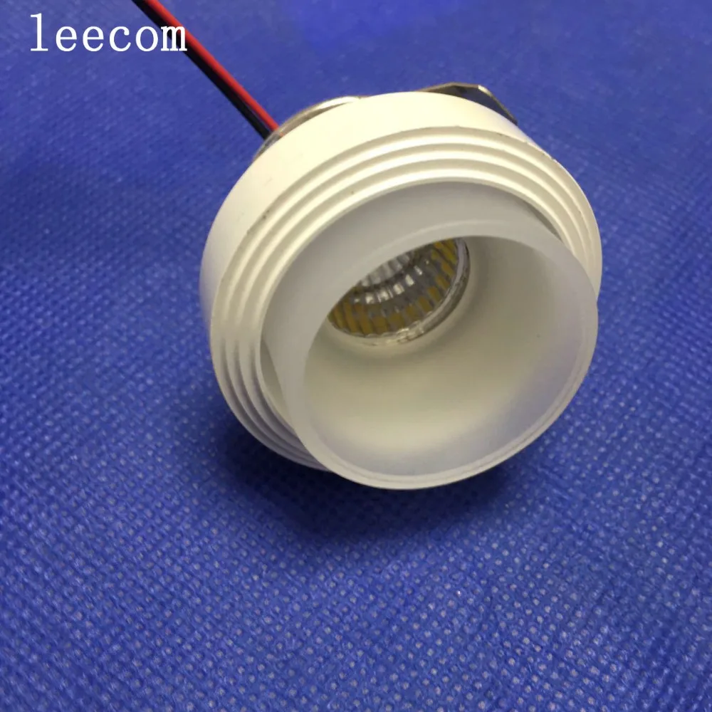 5 шт. яркий встраиваемые белый светодиодный потолочный светильник Cob 3 Вт