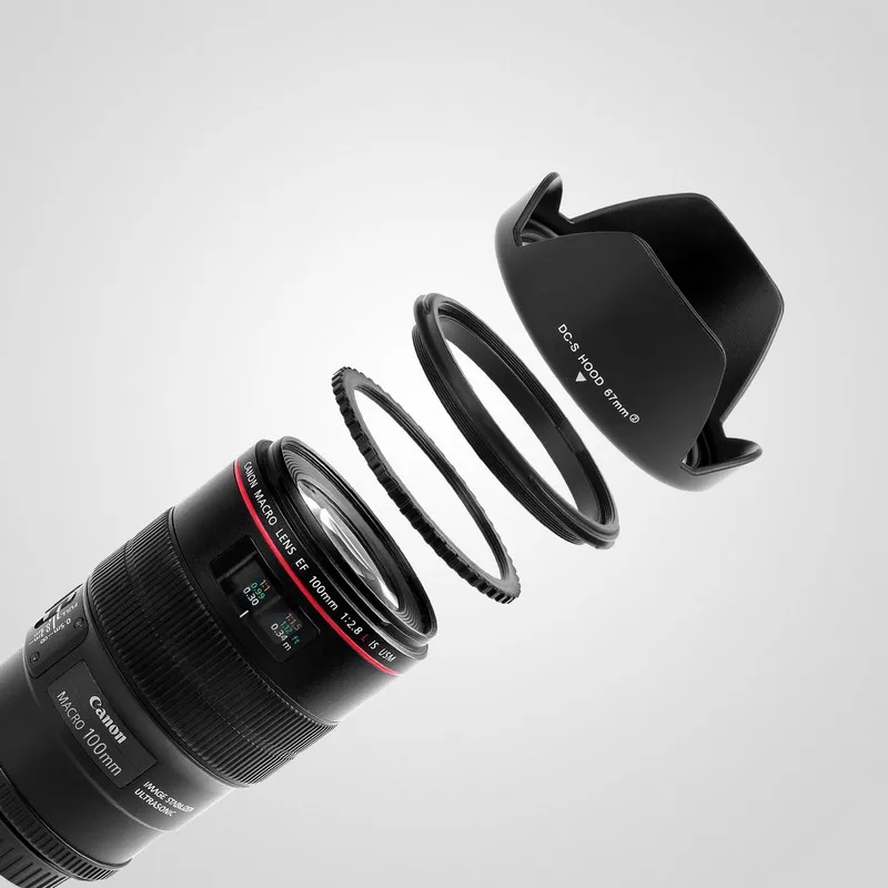 Макрофильтр 49 мм 52 55 58 62 67 72 77 для камеры CANON EOS Rebel T6i T6 T5i T5 T4i T3i SL1|filter for canon|77mm macroclose up