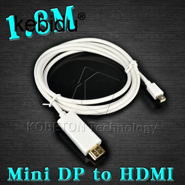 Кабель-переходник Kebidu DP/HDMI 1 8 м для Macbook Mac Air Pro | Электроника