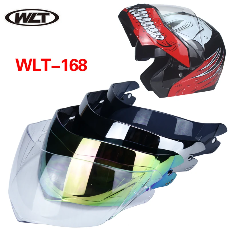 Специальные Ссылки для объектива! Откидной мотоциклетный шлем щит WLT 168