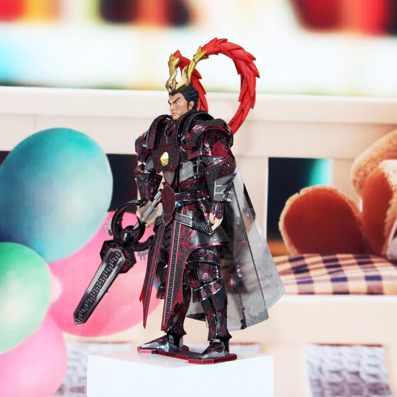 3D металлические Пазлы Модель Colonel Of Qin Empire Knight руководство головоломки сборки взрослых детей Подарки на день рождения развивающие игрушки