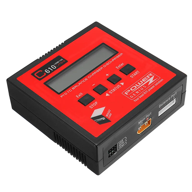 Зарядное устройство PG C610 120 Вт 10 А Lipo 4 35 40 в для перезаряжаемой радиоуправляемой