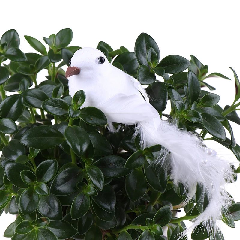 

1pcs 3D Foam Feather Simulation Bird Artificial Bird Home Garden Decor Wedding Decoration DIY Party Crafts Ornament Props
