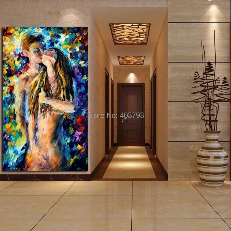 Подробная информация о картине на холсте настенная живопись ручная роспись