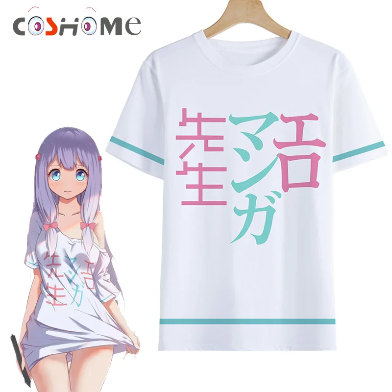 Coshome Eromanga Sensei футболки Sagiri Izumi костюмы для косплея Ero манга пижамы с коротким