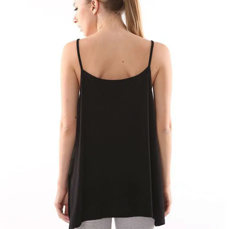 Летние женские высокие эластичные топы с лямкой на шее Модальные feminino майки blusas