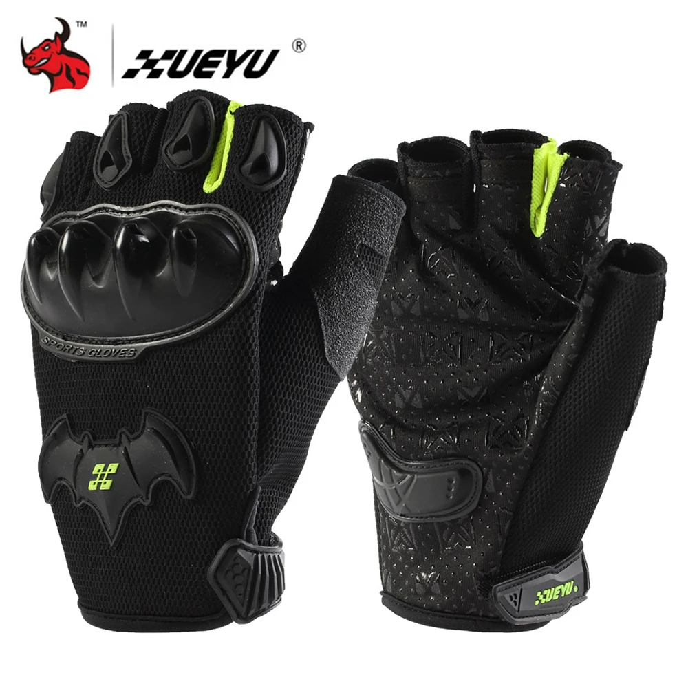 XUEYU мотоциклетные перчатки с полупальцами Luva Guantes Moto летние дышащие байкерские