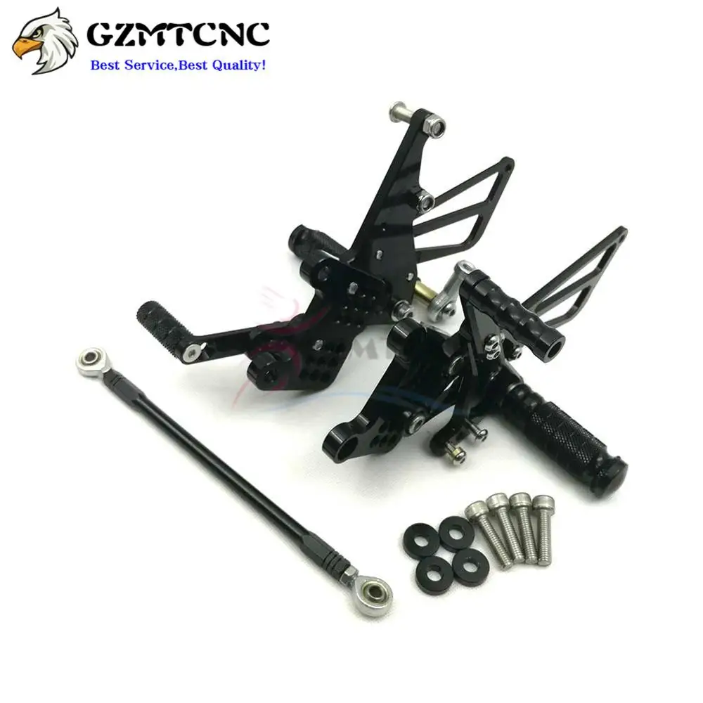 Мотоцикл Rearset подножки с ЧПУ для триумфа скорость тройной 509 595 955 1050 регулируемые