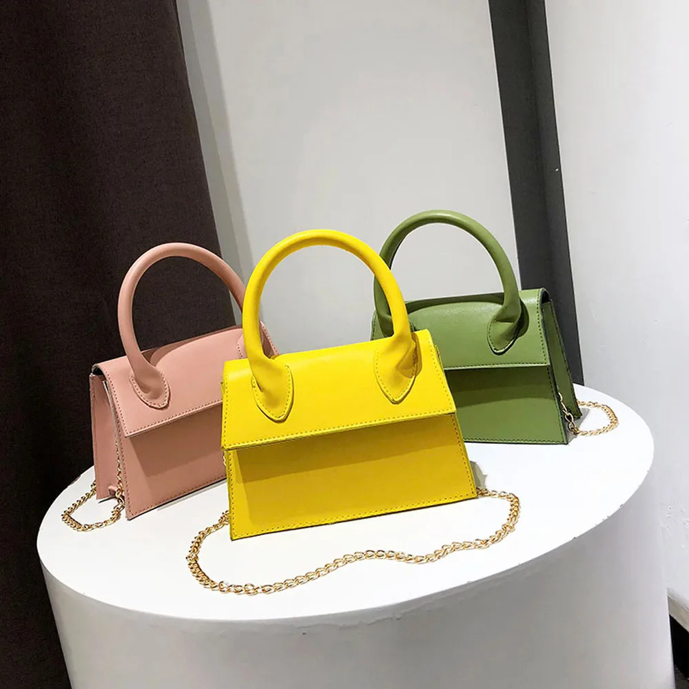 2019 Модные женские кожаные однотонные сумки через плечо для телефона высокого