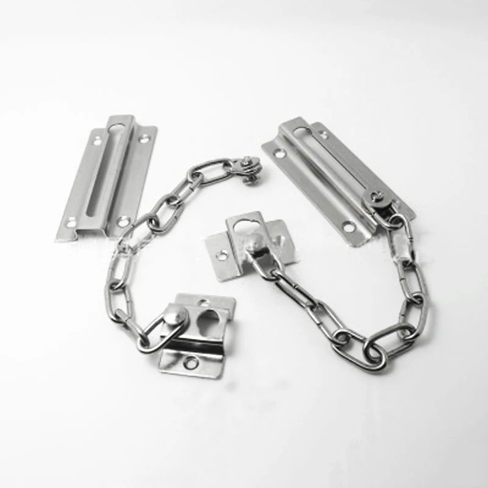Замок для раздвижной двери из нержавеющей стали цепь безопасности на болтах