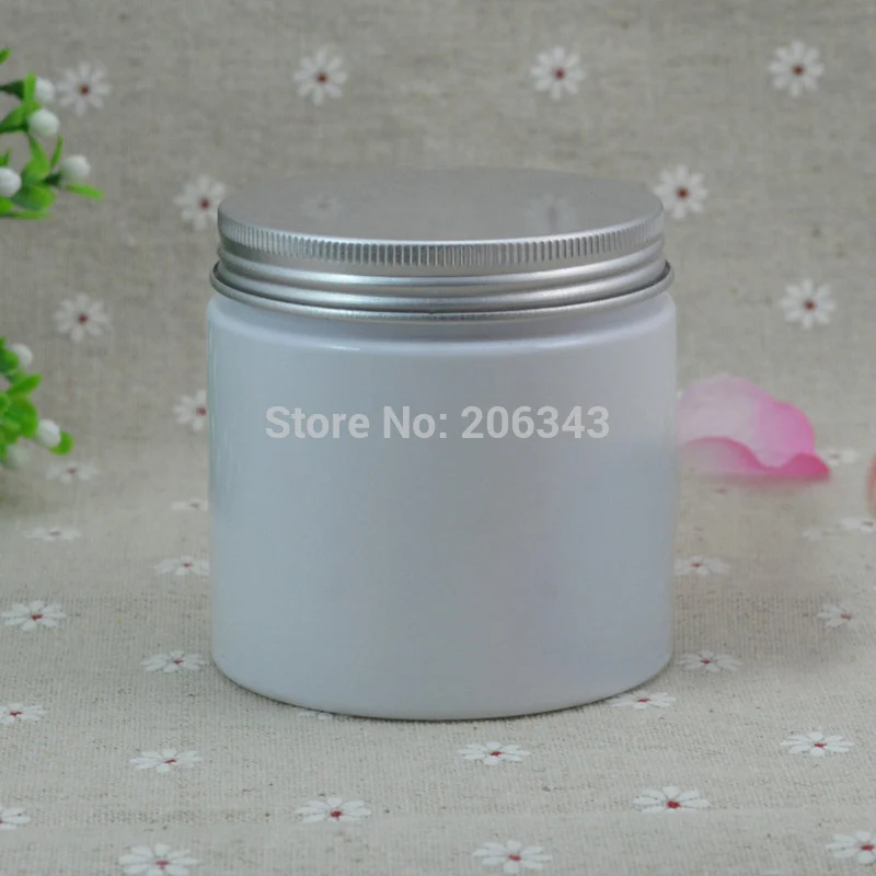 200 г белая пластиковая банка ПЭТ/горшок/бутылка/контейнер с несколькими цветными