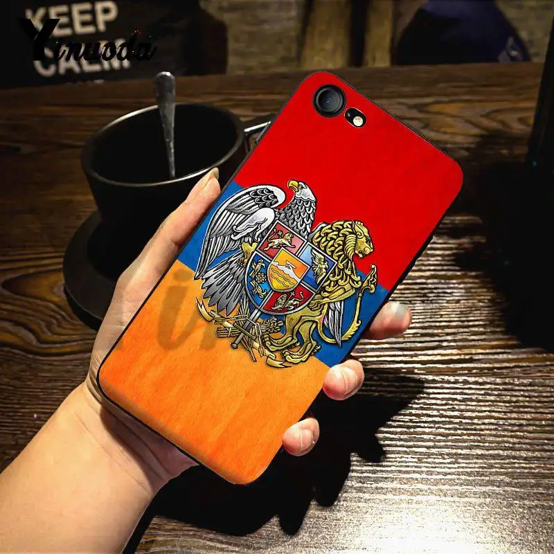 Yinuoda для iphone 7 6 X Чехол Армения Флаг России элегантный чехол телефона iPhone 7X6 6S 8 плюс