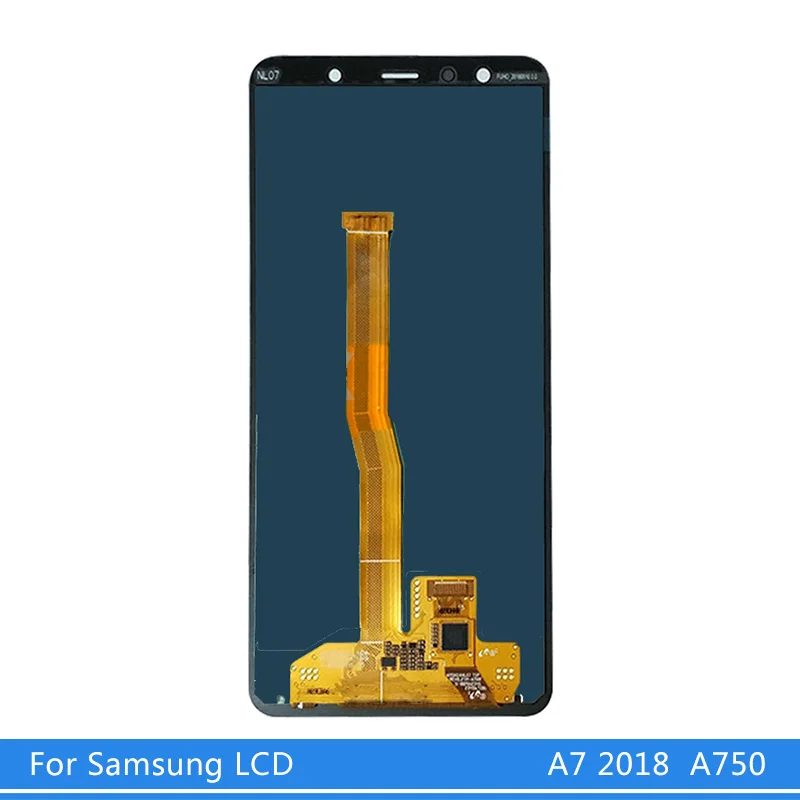 Для samsung Galaxy A7 SM-A750F A750F A750 ЖК-дисплей Дисплей кодирующий преобразователь сенсорного экрана в сборе для замены тестирование A750