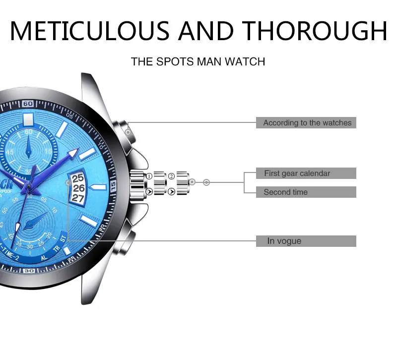 

Relogio Masculino BOSCK Watces Saat Reloj