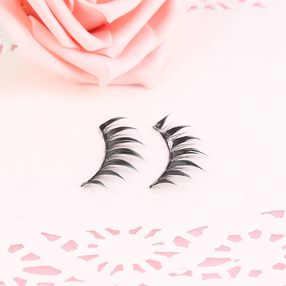 5 пар длинные черные натуральные накладные ресницы для макияжа|eyelashes thick|false