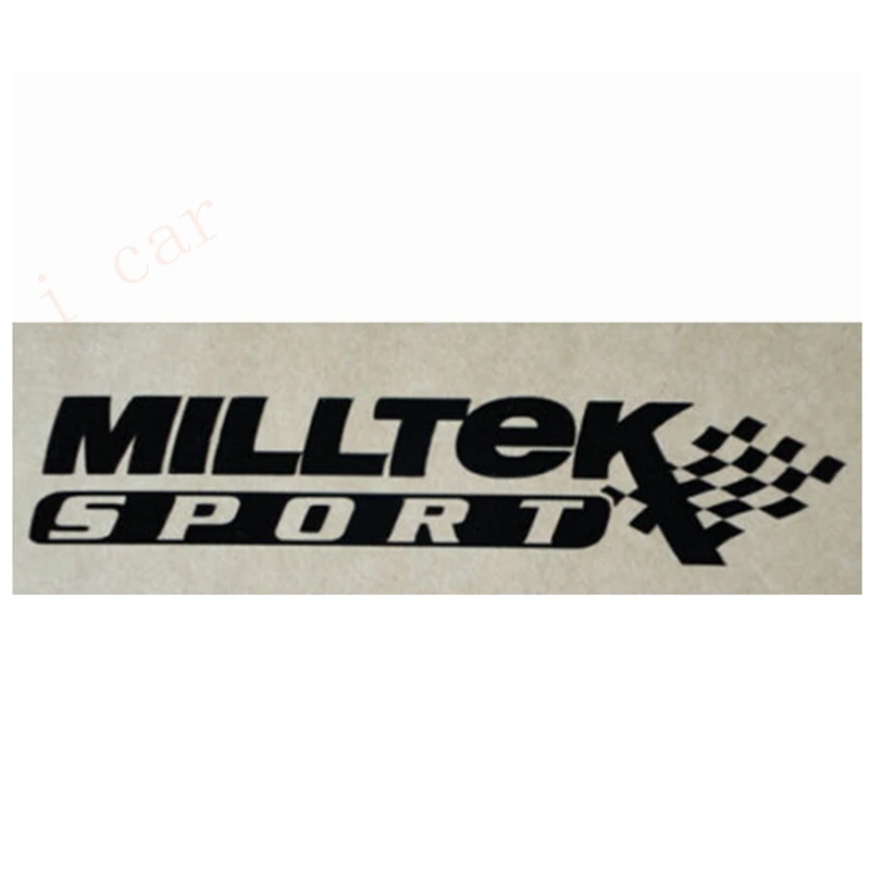 Виниловая наклейка для автомобиля Milltek спортивные выхлопные трубы