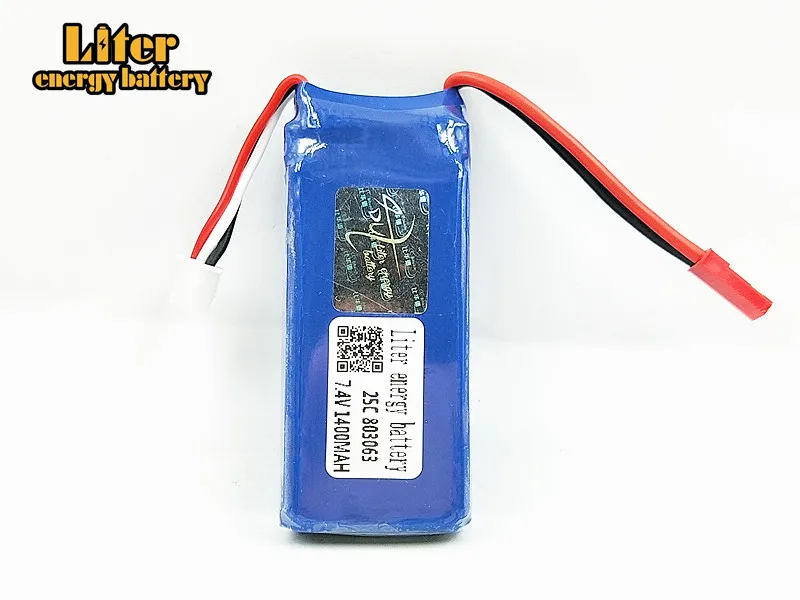 Литий Полимерный Аккумулятор 7 4 В 1400 мАч 3 шт. для YiZhan Tarantula X6 MJX X101 X102h X1 H16 WLtoys V666 V262