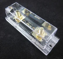 

Auto Car Vehicle Stereo Audio Inline ANL Holder 0 2 4 Gauge+250A Amp Gold Plated Fuse