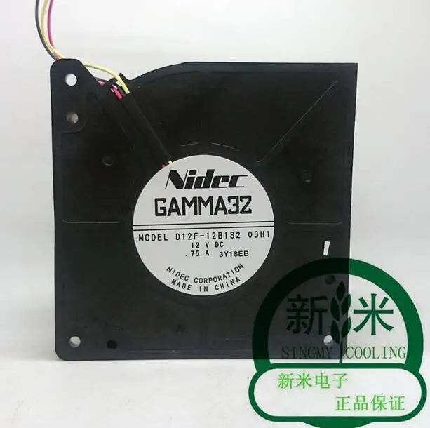 Wholesale: original NIDEC 12V 0.75A D12F-12B1S2 03H1 12032 3 line fan blower | Компьютеры и офис