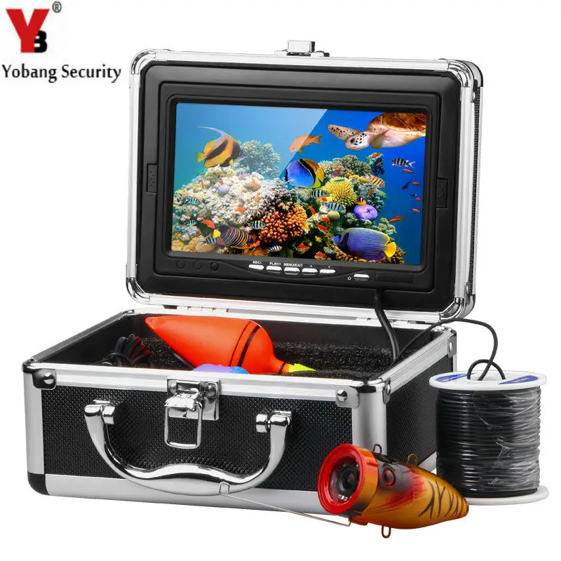 Yobangsecurity HD 1000TVL Профессиональный Подводный Рыбалка Камера Рыболокаторы видео